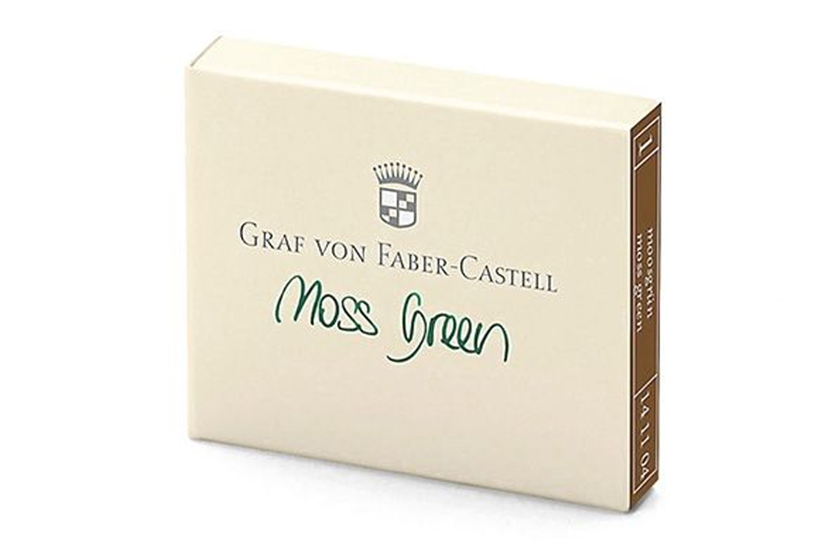 Graf von Faber-Castell Inktpatronen Moss Green 6x